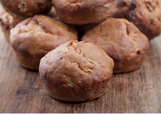 Cómo hacer cupcakes saludables de plátano y zanahoria